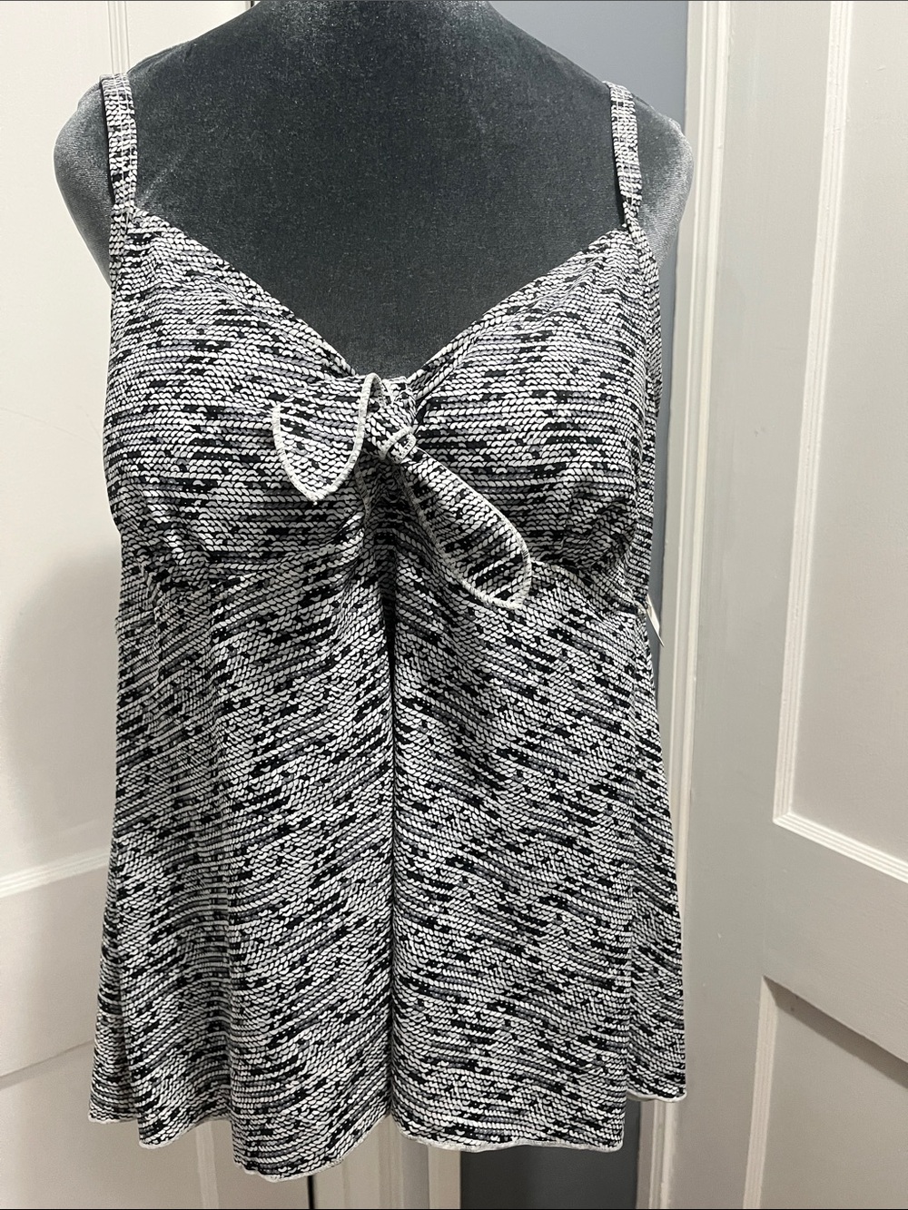 Women’s Plus Size Swing  Tankini top swim swimsuit nwt Island Pearls